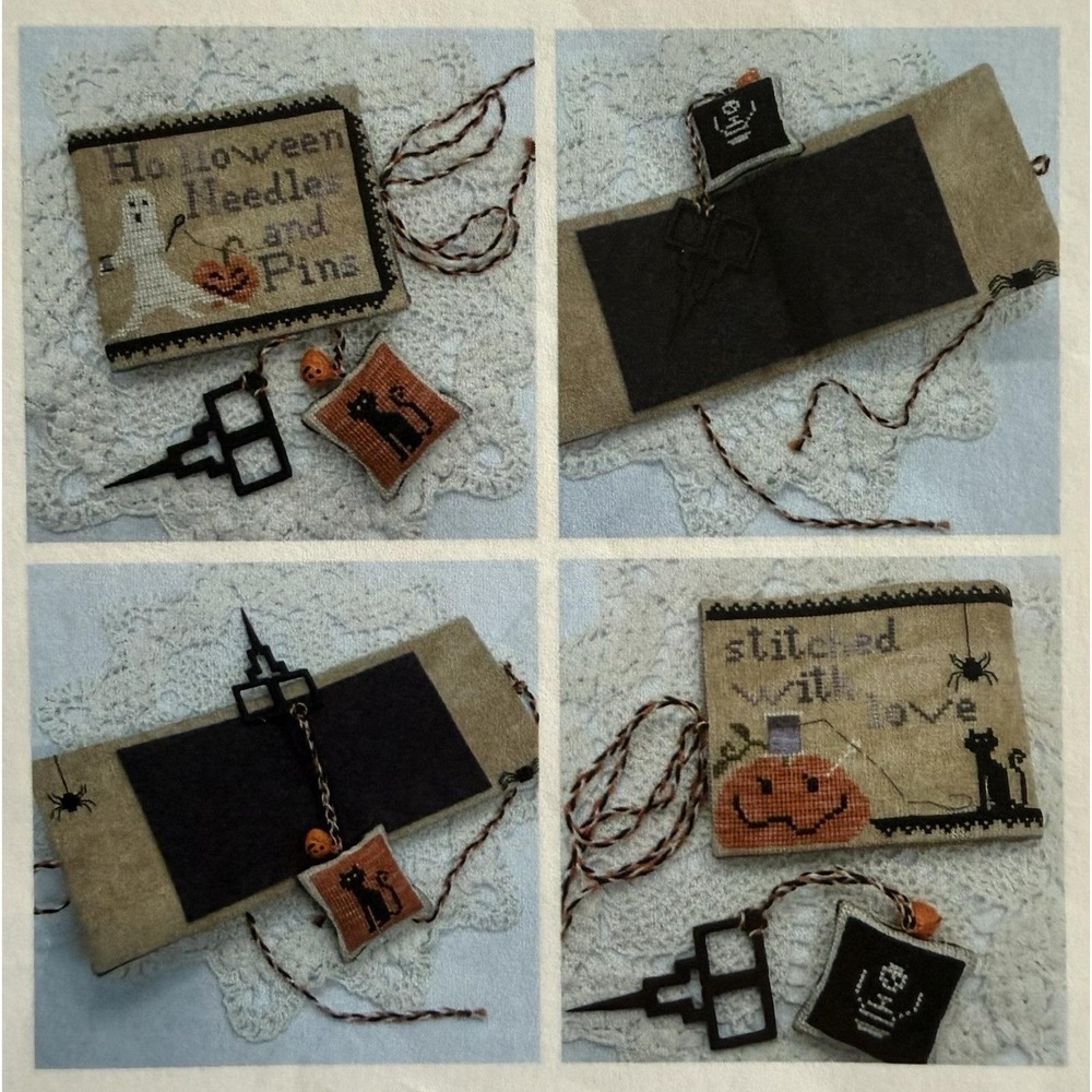 Halloween Needlebook Cross Stitch Pattern by Romy's Creations